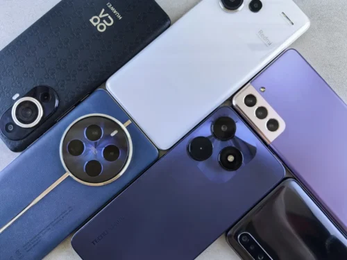 Multiple smartphones