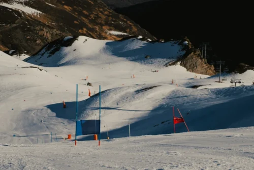 Alpine skiing course