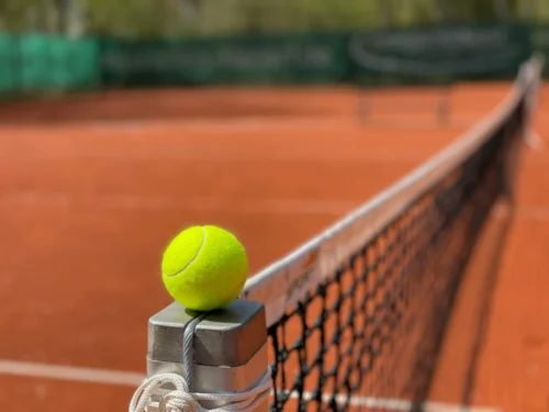 Clay tennis court